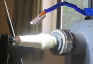 The second project. The finial based on the 'rule of fifths' and the width of the pot